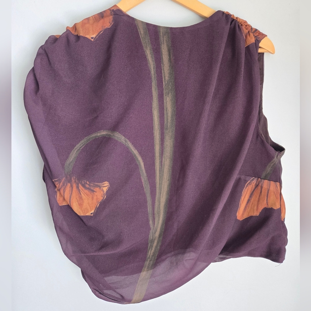 New PRETTY LITTLE THING Purple Sleeveless Blouse